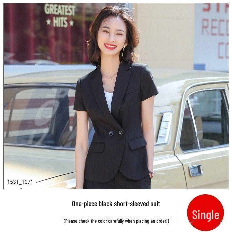 Women s Professional Short Sleeve Summer Suit – Formal Office Wear XL