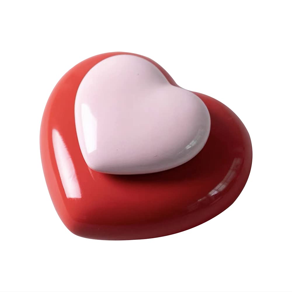 

Heart-shaped mini urn, 8.5cm x 4.5cm, for keeping at home, ashes, Japanese-style urn, cremation container, sleeve urn (style 4)