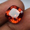 8.50 Ct NATURAL Sapphire Orange Square Cushion Shape   loose Gemstone