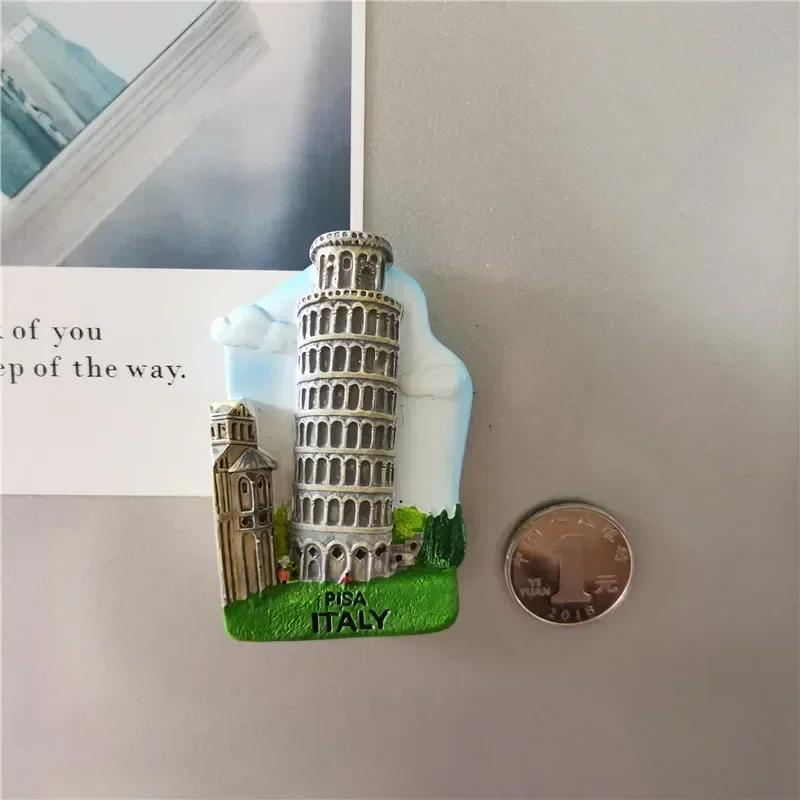 Italy Milan Fridge Magnets Madrid Florence Toscana Sirmione Lecce Venezia Tourist Souvenirs Magnetic Refrigerator Stickers Gift