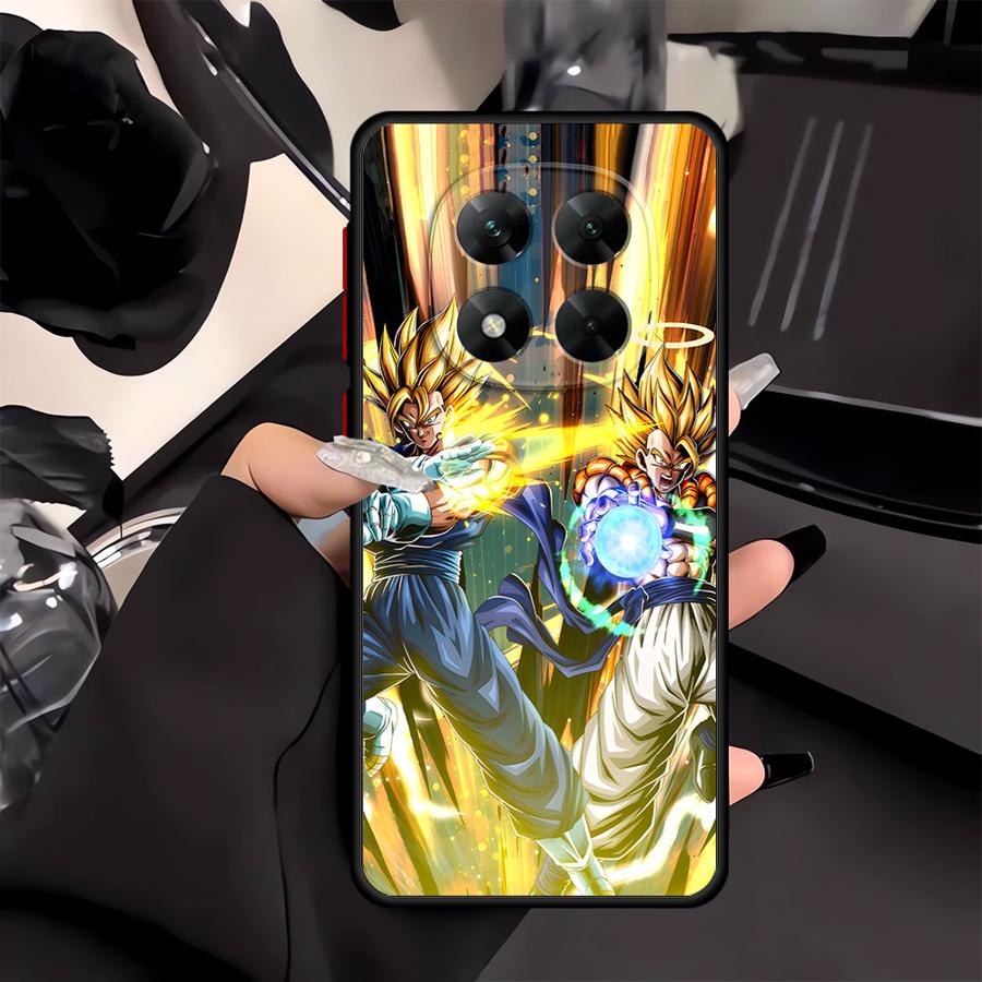 Back Phone Cover Case for Xiaomi Redmi Note 11S 12s 8T 7 13 14 12 Pro Plus 10S 9S 8 9 10 11 Pro Dragon Ball Yellow Goku