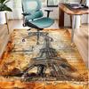 Eiffel Tower Rug - Vintage Parisian Style for Elegant Home Décor, Perfect for French Lovers | Travel Inspired Rugs