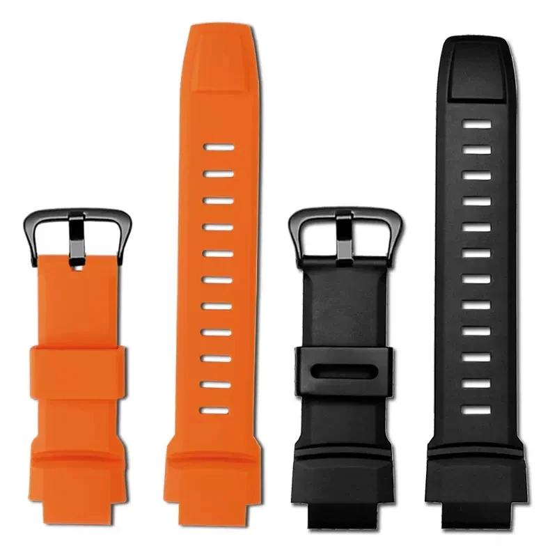 רצועת שעון ל-Casio PROTREK PRG-200/260/270/500/250G PRW-2500/5100//5000 PRW-2000 PRW-3500 רצועת גומי צמיד יד