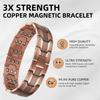 Reines Kupferarmband für Herren Magnetische Vintage-Armbänder Armband Verstellbarer Schmuck Geschenk mit Größenwerkzeug