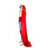 Adult Nacho Libre Wrestling Costume Mens Mexican Wrestler Cosplay Outfit with Red Cape Blue Pants and Mask