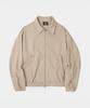 Lettercomo Heavy Cotton Blouson Sweatjacket Beige