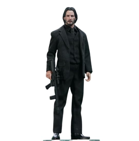 Manipple Studio MS-02 1/12 John W. Killer John Black Suit 1/12 Scale Figure Keanu Wick