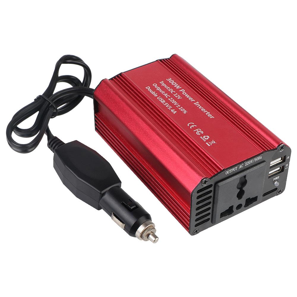 

300 Вт автомобильные аксессуары автомобильный инвертор портативный DC 12 В в 110 В/220 В инвертор питания автомобильный бытовой преобразователь Universal Plug 220V