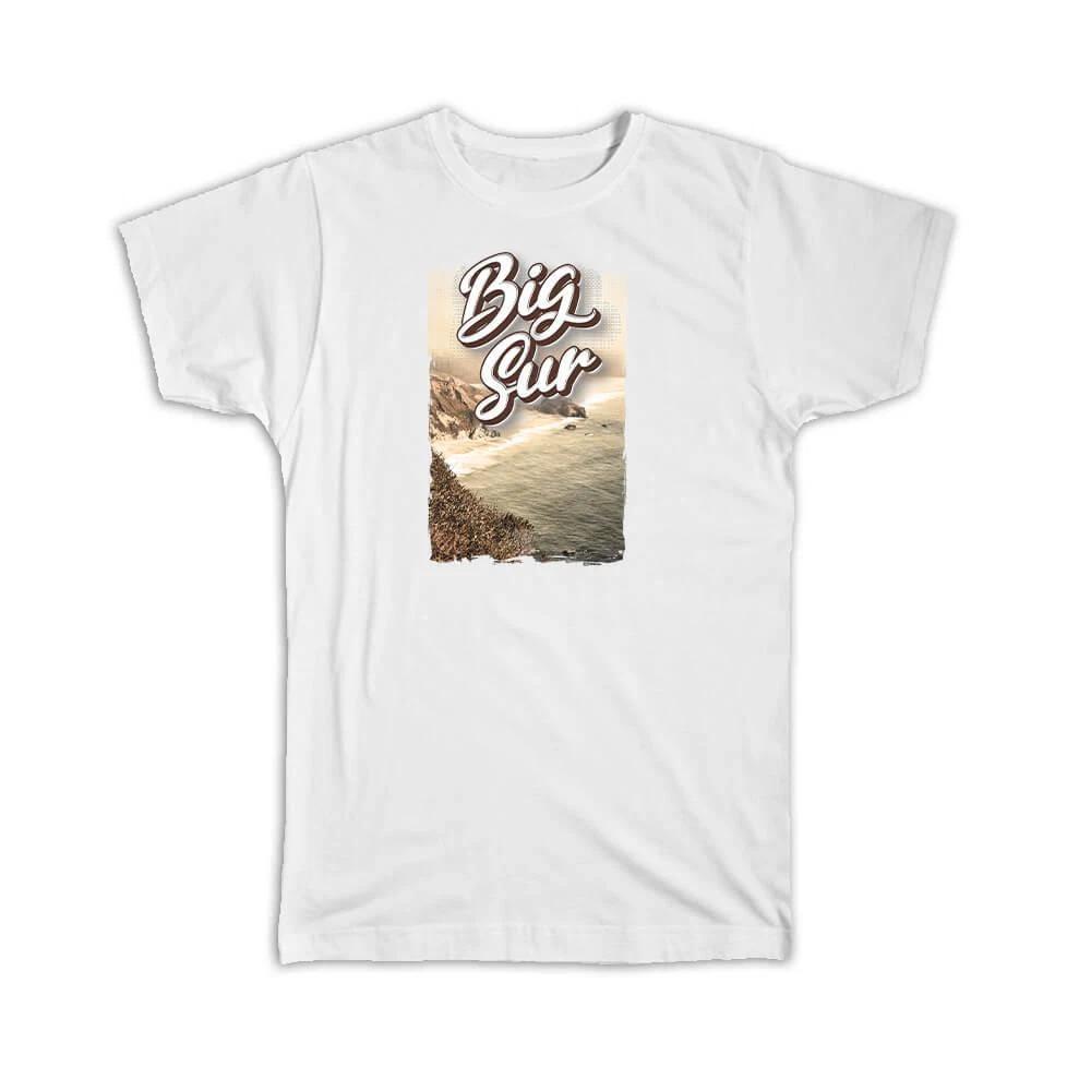 Gift T-Shirt : Big Sur California Beach USA United States 4XL