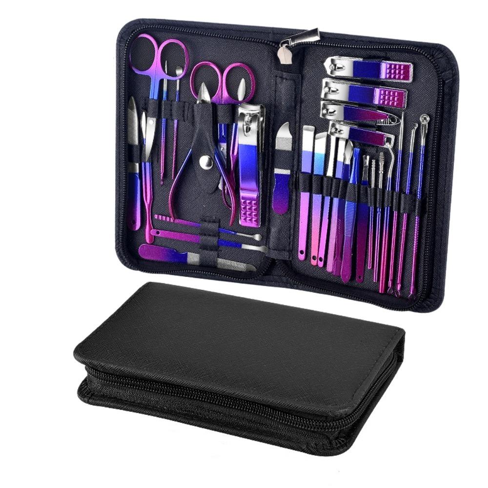 

Набір для манікюру і педикюру з нержавіючої сталі, 6-30 шт. Набір ножиць для стрижки нігтів Точні інструменти для догляду за нігтями 30Pcs Set