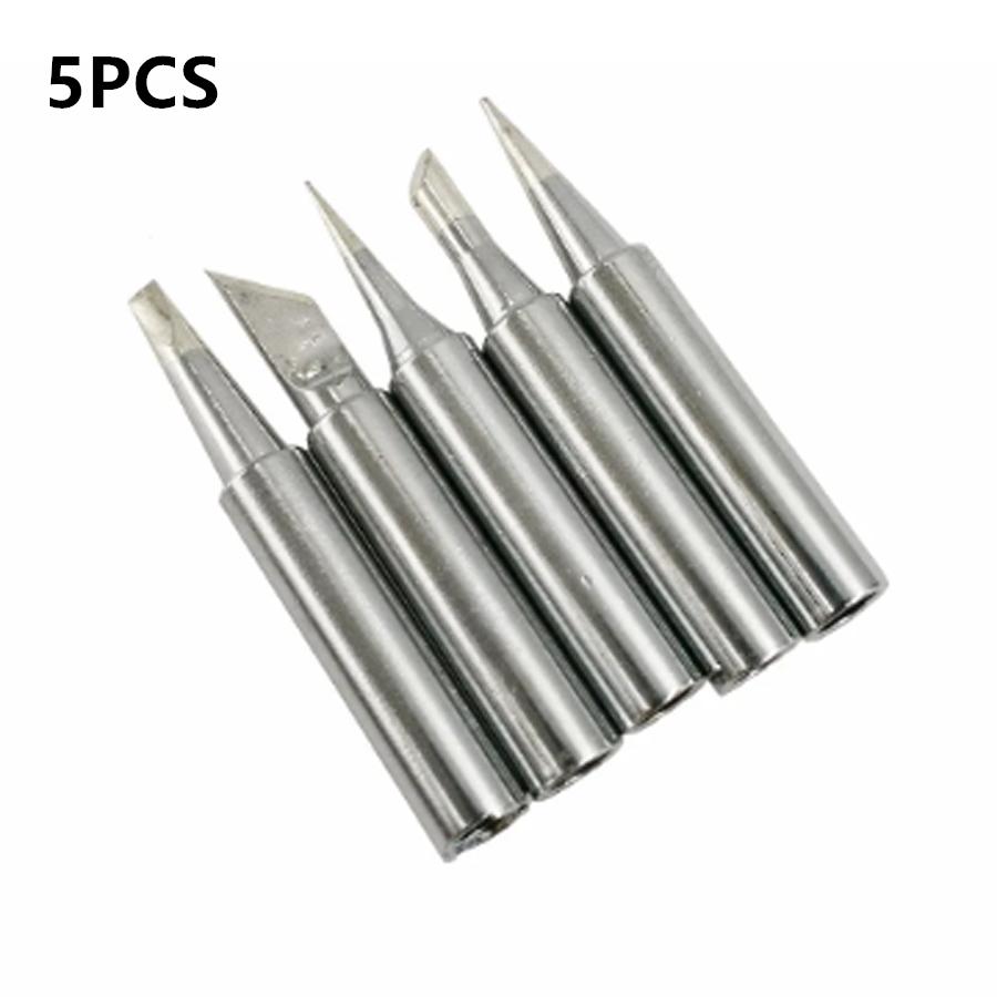 

5PCS Soldering Iron Heads Electric Soldering Iron Matching Soldering Head Soldering Dots Pen Head With Soldering Iron Head Sleev