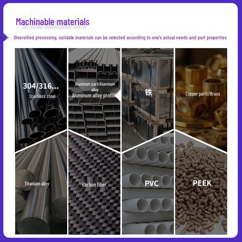 Custom CNC Machined Aluminum Alloy Parts: Special-Shaped Lathe & Mill with Laser Cutting