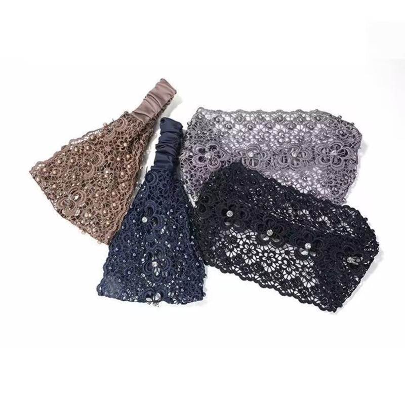 Stylish Lace Hairband With Comfortable Elastic Band Lightweight Design Headband Ideal For Fashion Accessories