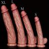 Realistic Soft Silicone Dildo – Skin-Friendly Wearable G-Spot Stimulator for Women&Couples,Flexible Lifelike Design,Hands-Free Female Masturbation Toy