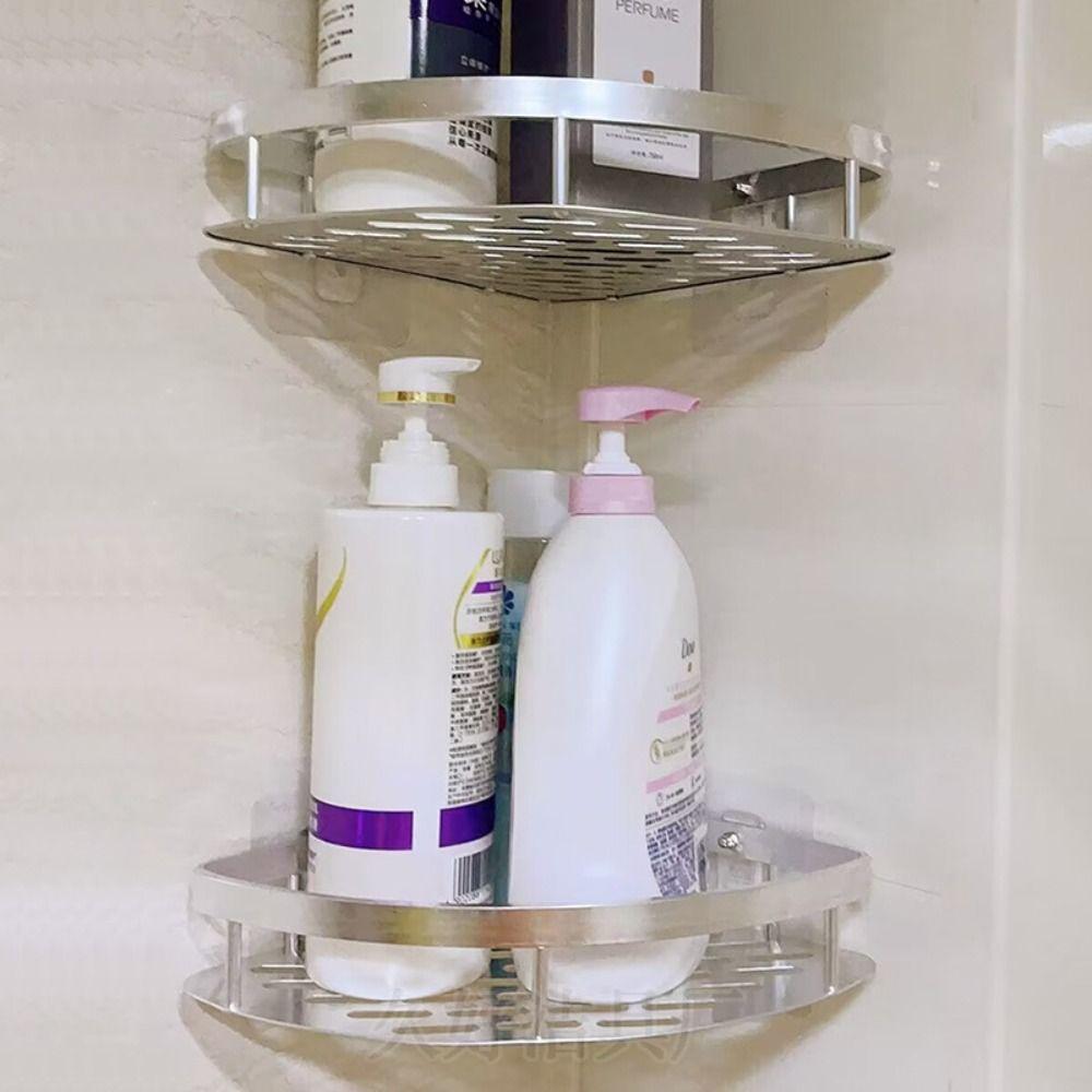 Stativ-Badezimmerregal, Aluminiumlegierung, Make-up-Aufbewahrung,  Organizer, Dusche, Eckregal, Shampoo gnstig kaufen  Preis, kostenloser  Versand, echte Bewertungen mit Fotos  Joom
