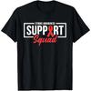 Stroke Awareness Month Support Squad I Wear Red Ribbon T Shirt Vintage Top For Everyday Wear Versatile Soft Casual