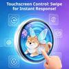 7 Color LED Dynamic Electronic Badge Touch Screen Anime E-Badge Display Pin  Anime Enthusiasts Gift