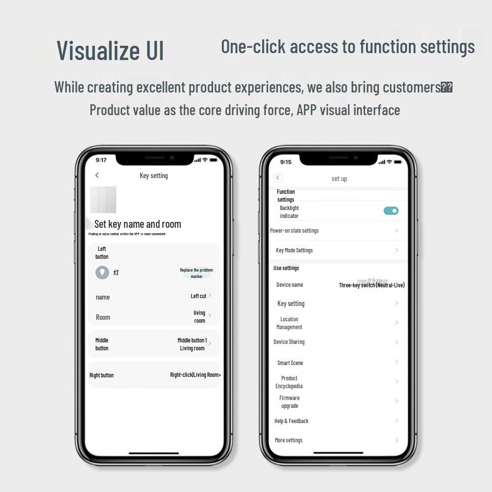 Ultra-Thin Smart Switch: Mijia App Control, Remote Timing, Bluetooth Mesh Compatible