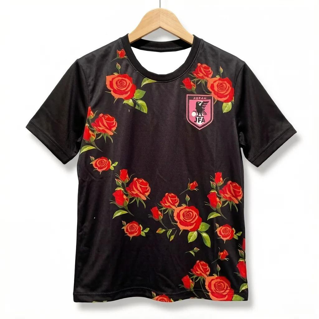 2026 New Japan National Team Football Jersey Football T-shirt Men Clothing Women T-shirt Kids Tees Breathable Quick Drying Jersey 4XL