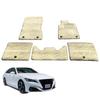 Fenice Car Floor Made In Japan Toyota Crown and Crown Hybrid 220 Wave Stays In Place Accessories Specialty Mats, (for Series), Beige, Non-Slip,