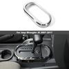 Chrome Interior Central Gear Shift Cover Trim Frame for Jeep Wrangler JK 2007-10