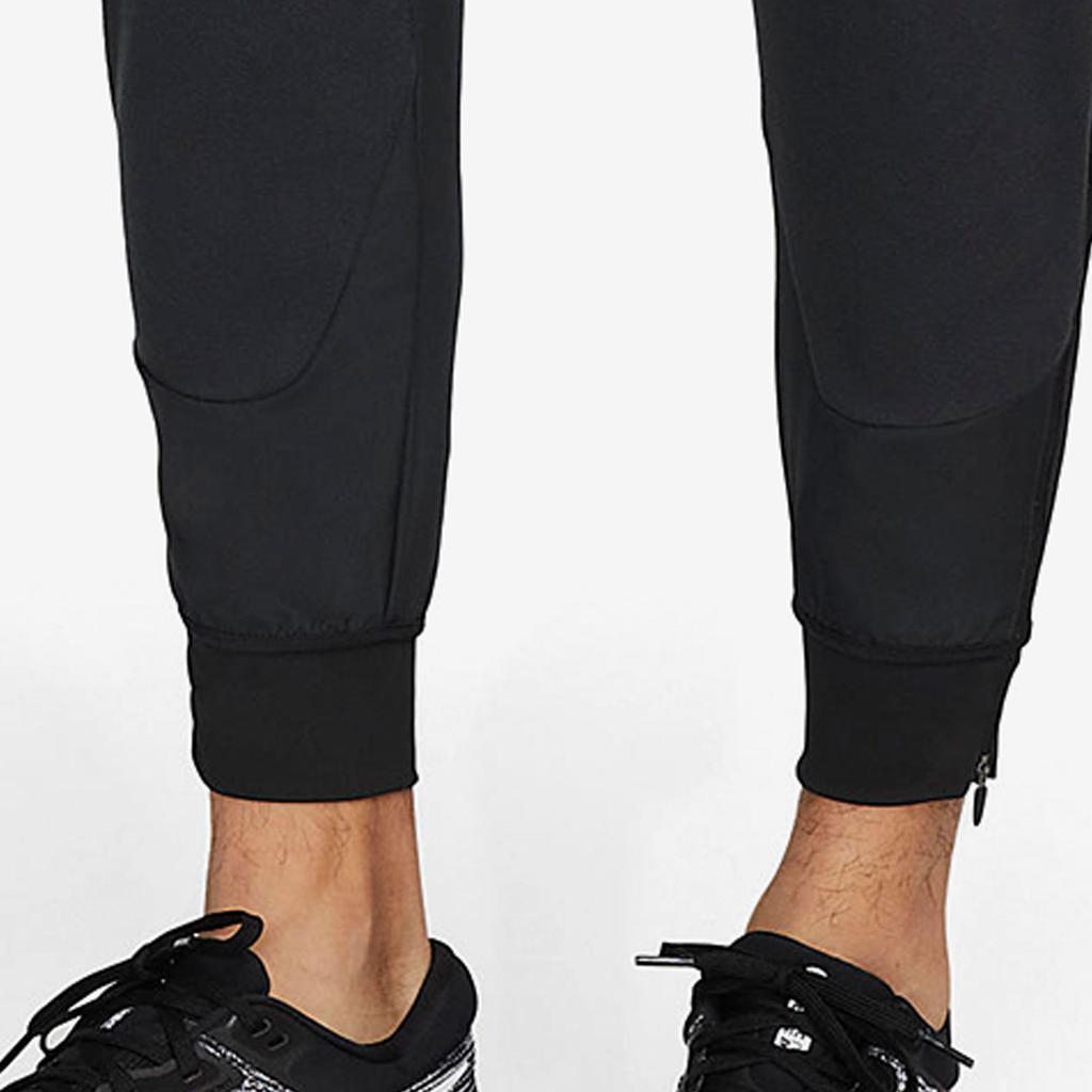 Nike Knitted Sweatpants Men's Black Moderate Cuffed Pants DD6767-045