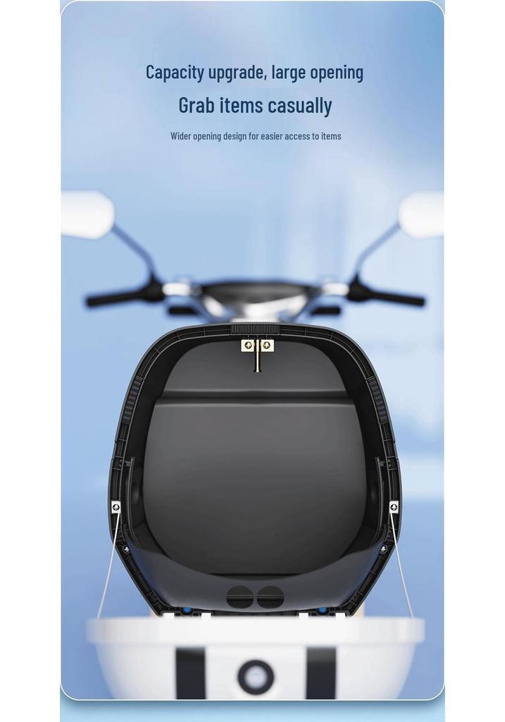 Rear Trunk Storage Box for Yadea DQ6S, Aima Vava, Tailing Xiaoniu Electric Bicycles & Scooters