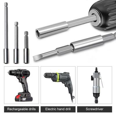 3 BUC Extensie Hexagonală cu Mâner pentru Biți de Șurubelniță Mâner Lung Magnetic Extins Tijă de Conectare Accesorii Instrument Antiderapante