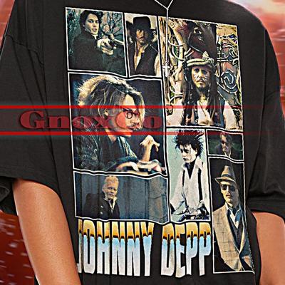JOHNNY DEPP Retro Shirt, Johnny Depp Vintage Tees, Johnny Depp Retro Tshirt, Johnny Depp Graphic Retro 90s, Johnny Depp Merch #saf