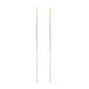 Minimalist 925 Silver Needle Extra Long Chain Tassel Earrings