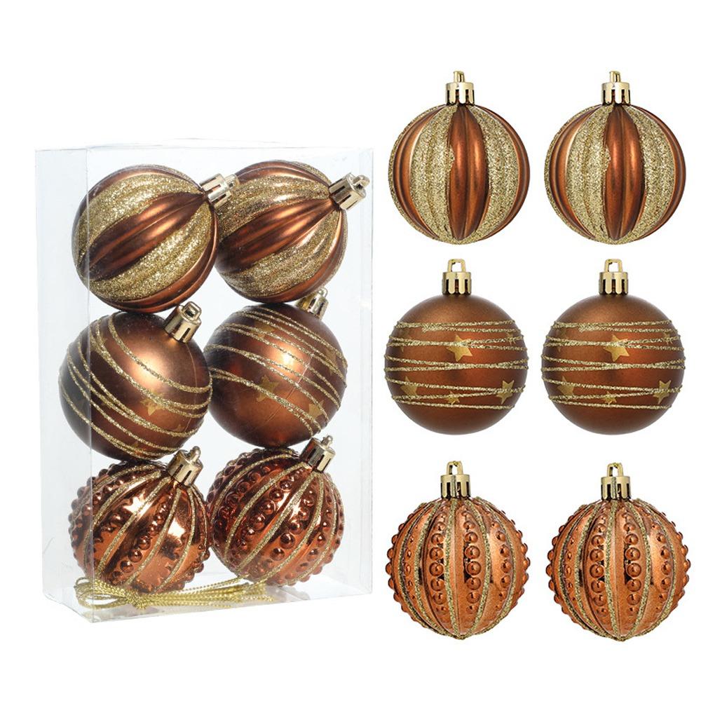 Plastic Christmas Pinecone Bell Pendants Champagne Merry Christmas Decor  Party Favors