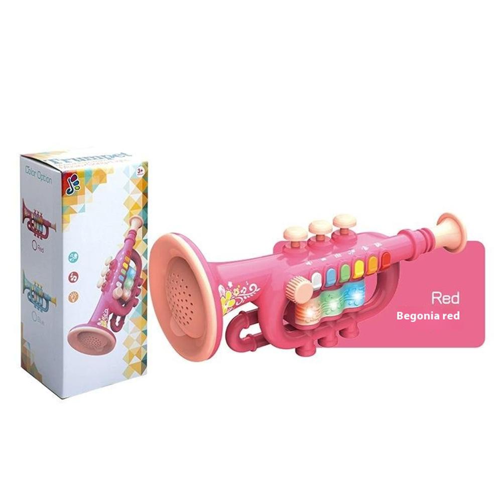 Musical Instrument Kids Toy Trumpet Educational Preschool Learning Blowing Instrument Gift for Toddlers Early Childhood Development