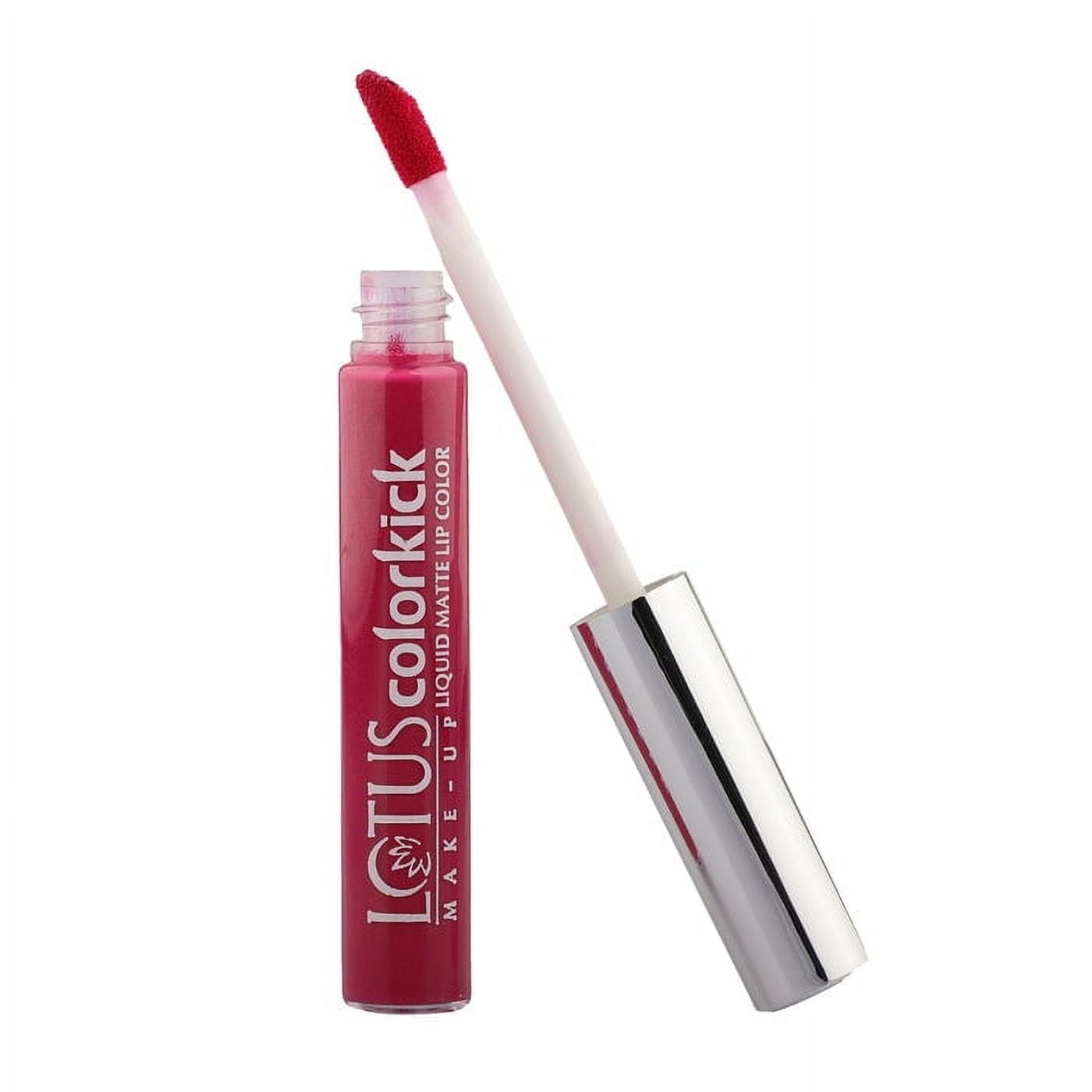 

Lotus Herbals Colorkick Жидкая матовая помада Berry Me 6 г