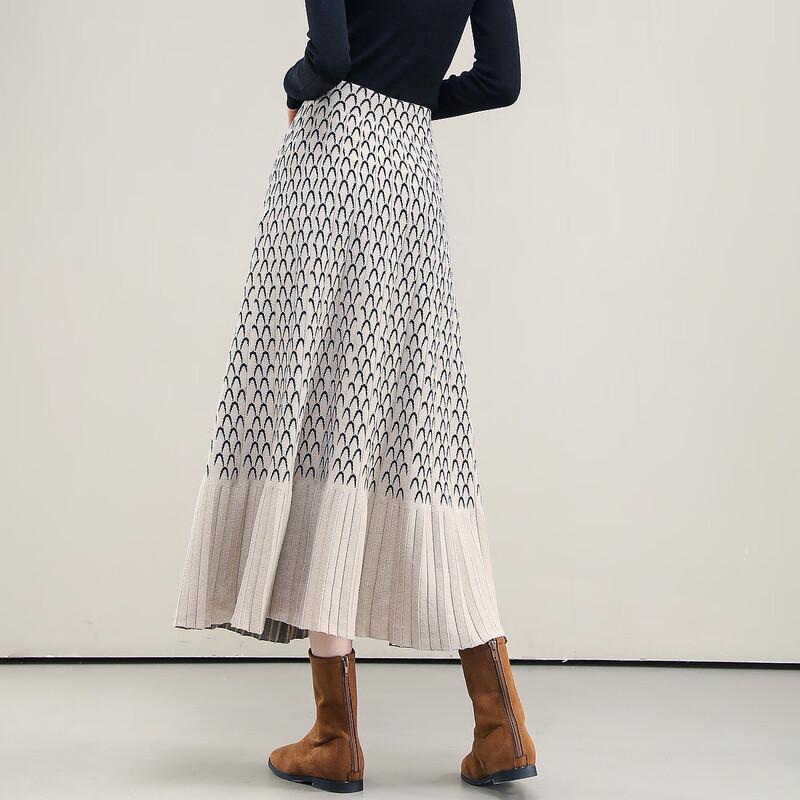 Elegant A-Line Mermaid Knit Skirt