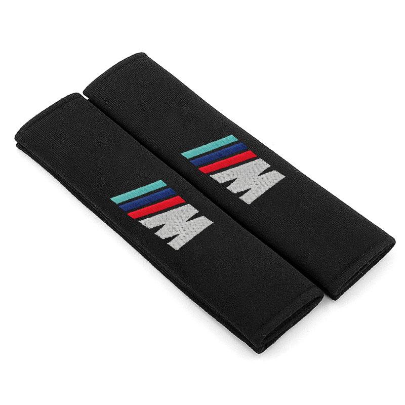 

2 шт. Защитная накладка на плечевой ремень автомобильного сиденья, аксессуары для автомобиля для BMW M E34 E36 E60 E90 E46 E39 E70 F10 F20 F30 X5 X6 X1 M3 M5 M6 E71 F01 F02 F87