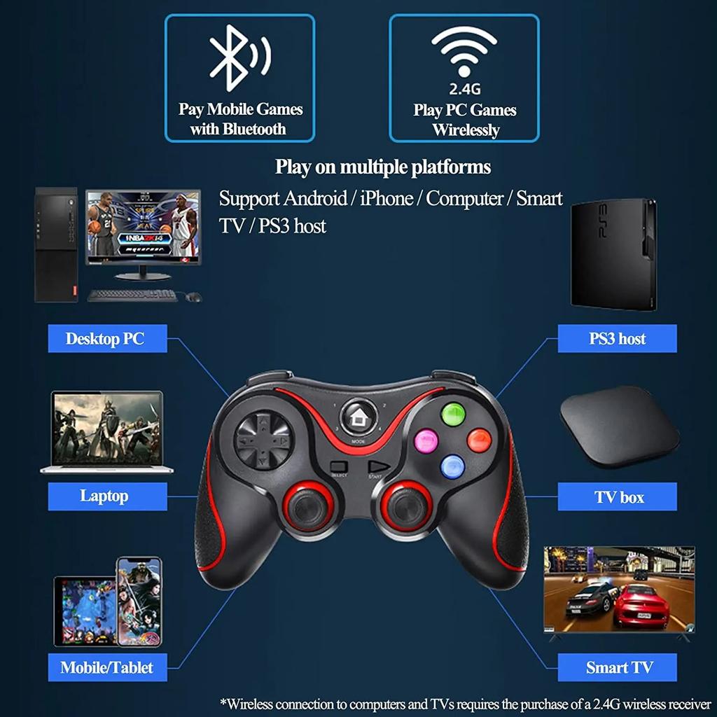 V8 Herný ovládač pre mobilný telefón Smartphone FPS Hry Bezdrôtový Android Herný ovládač pre PUBG