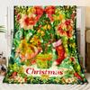 Traumhaftes Weihnachts-Flanell-Dünndecke Schlafzimmerdecke, Wohnzimmer, Sofadecke, Studentenbüro Nickerchen, Campingausflug, Kindergeschenk
