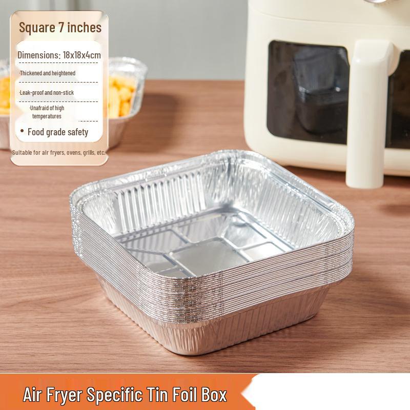 

ZISIZ Thick Square Aluminum Foil Baking Pans