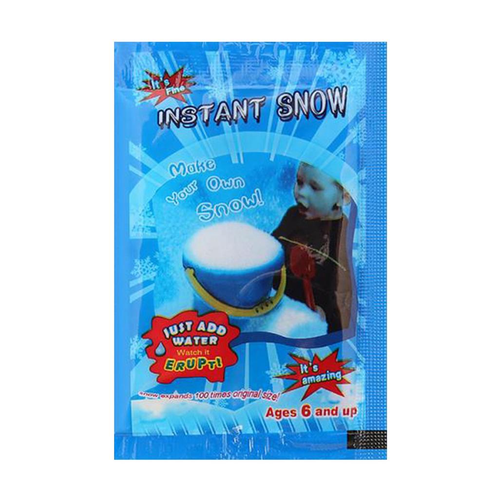 Instant Fake Snow Powder, Great For Kids, Holiday Decorating, Sensory Play & Slime - 1 Pack
