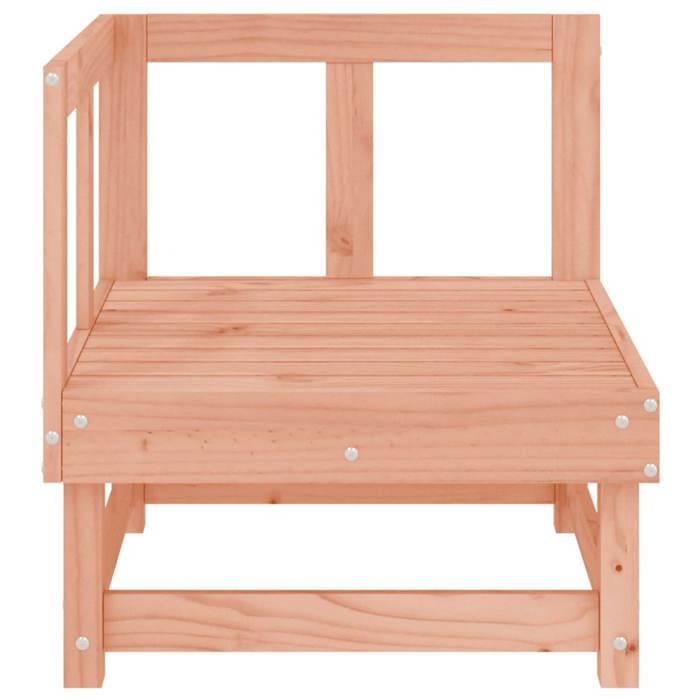 VidaXL Canapé d'Angle de Jardin, Siège avec Dossier, Meuble de Terrasse Patio Arrière-cour Balcon Extérieur, Marron Bois 825371