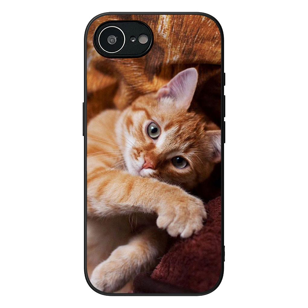 Soft Cover for Samsung Galaxy S25 S24 S23 FE Plus Ultra S7 Edge A16 A15 5G S25+ Coque Phone Case Meow Eyes Kitten Cat