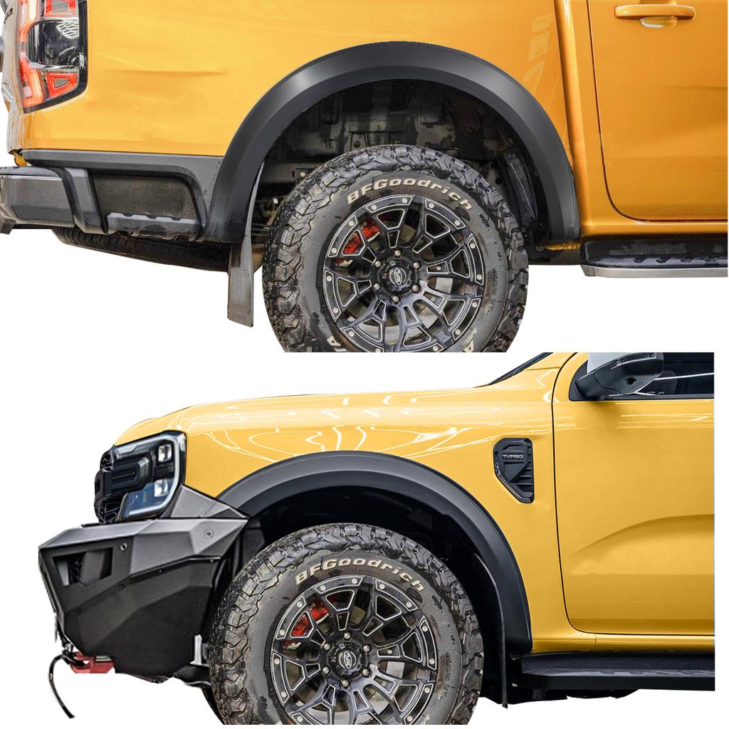 Mudguards Wheel Arch Protector Fender Flares For Ford Ranger Next-gen Accessories 2025 WILDTRAK SPORT XLT XLS XL Double Cabin
