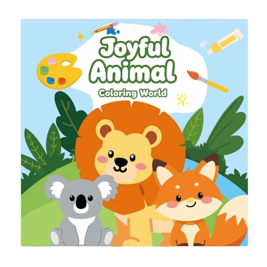 Easy Trace Line Drawings Children's Coloring Book, with Cute Animal Theme, Thick Paper Sketchbook, Kids Fun Pictures for Toddlers Drawing And Painting
