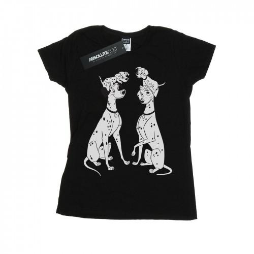 

Disney Womens/Ladies 101 Dalmatians Family Cotton T-Shirt XXL білий