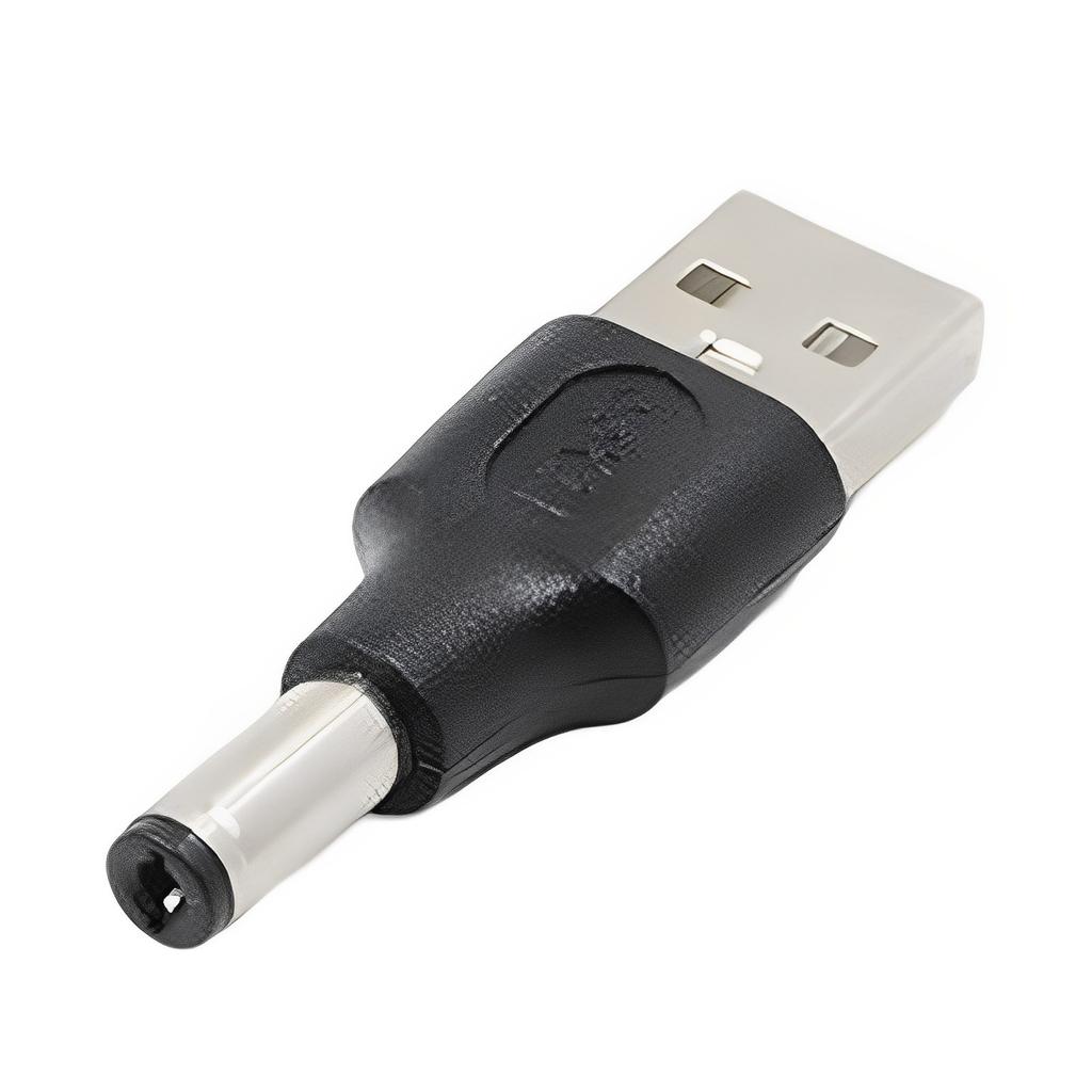 Usb DC Plug Converter USB2.0 Male to DC5V Male 2.5/3.0/3.5/4.0/4.8/5.5mm Adapter