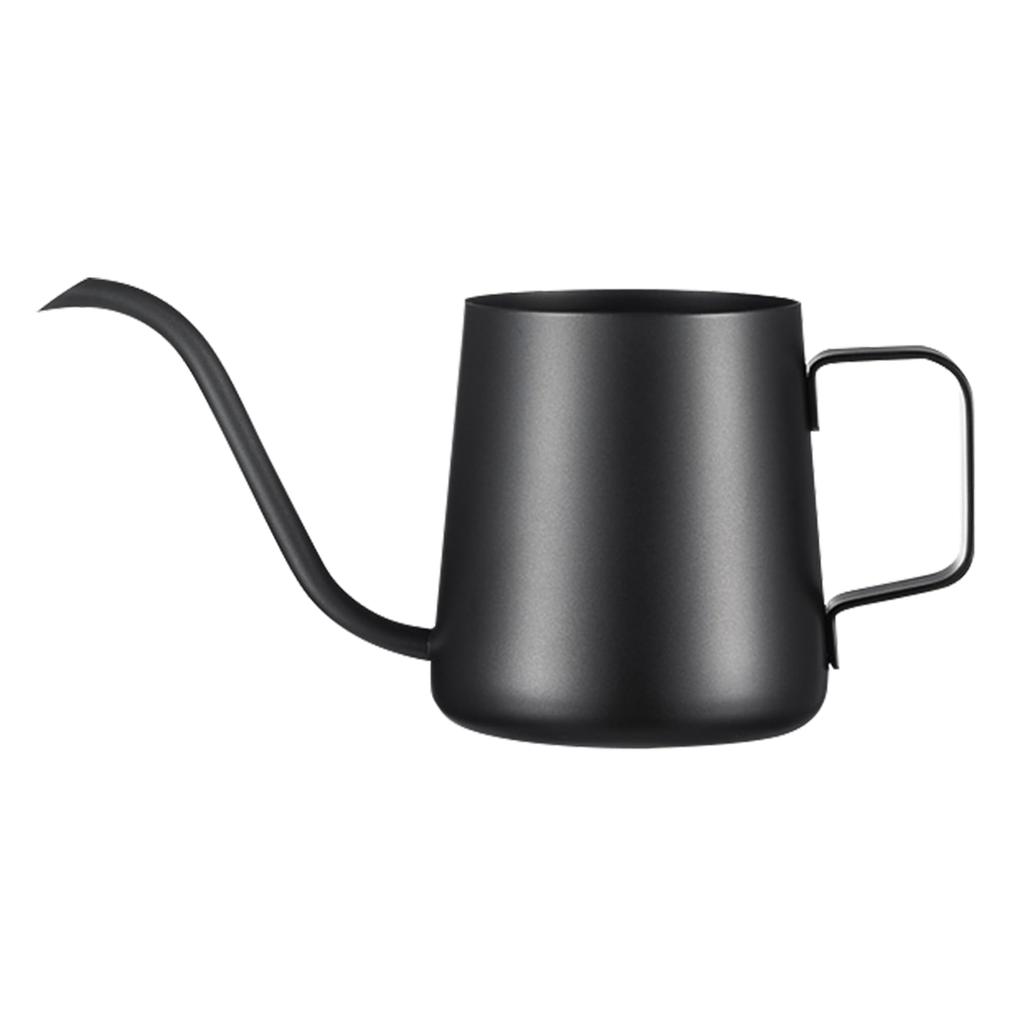 GIANXI Coffee Pot, Drip, 250ml, Narrow Spout, Direct Heat, Stainless Steel, Portable, Hanging Spout, Easy to Pour, Handheld