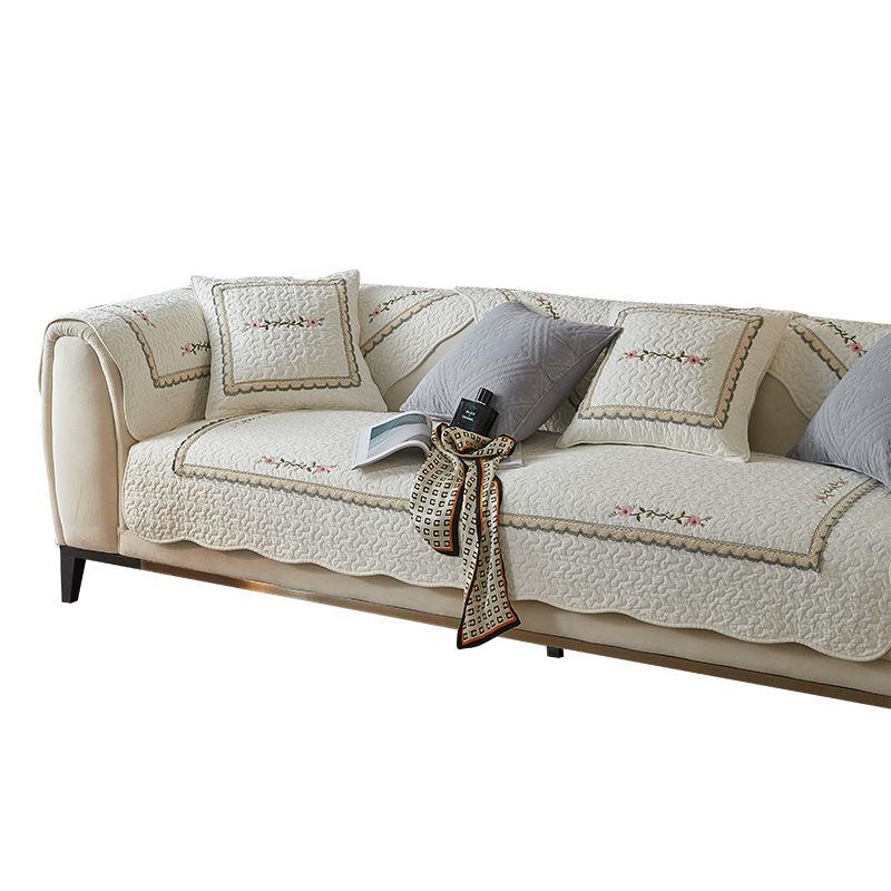 Nordic Style Simple Sofa Cushion Four Seasons Universal Non-Slip Sofa Cover Towel Sofa Cushion Cover Cloth
