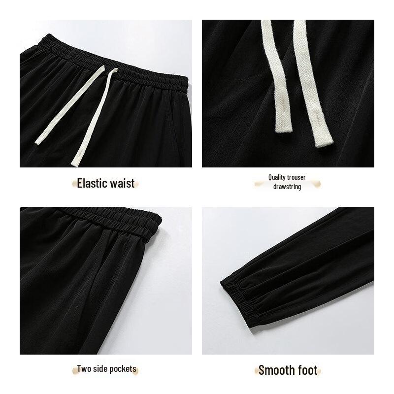 JEEP SPIRIT Men's Ice Silk Quick-Dry Jogger Pants