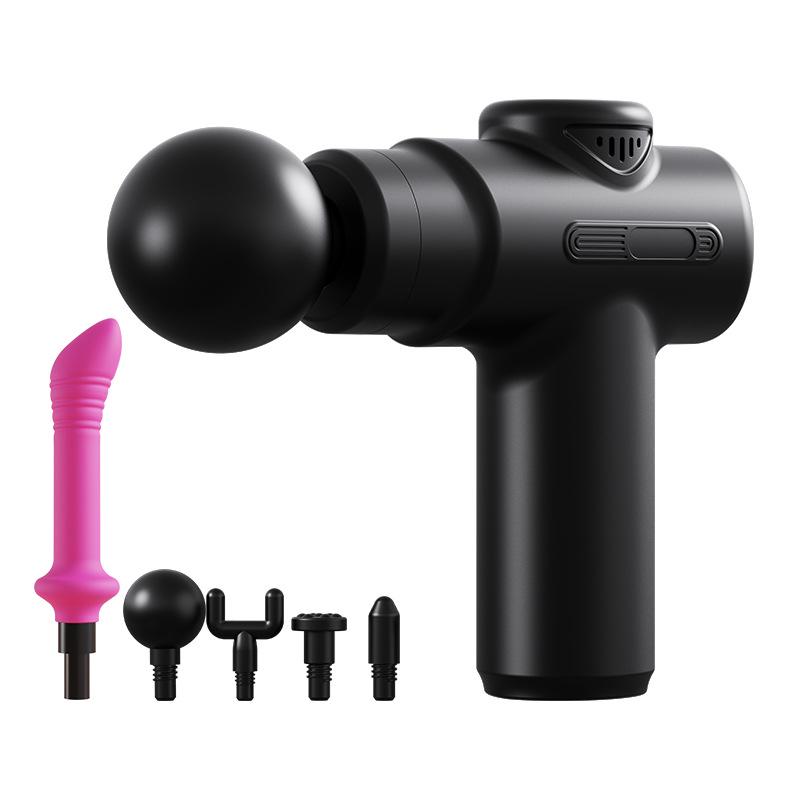 Portable Silicone Mini Fascia Massager for Women - Handheld Electric Massage Gun