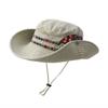 Wide Brim Fisherman Cap Sun Protection Sunshade Hat Fashion Cowboy Bucket Hat
